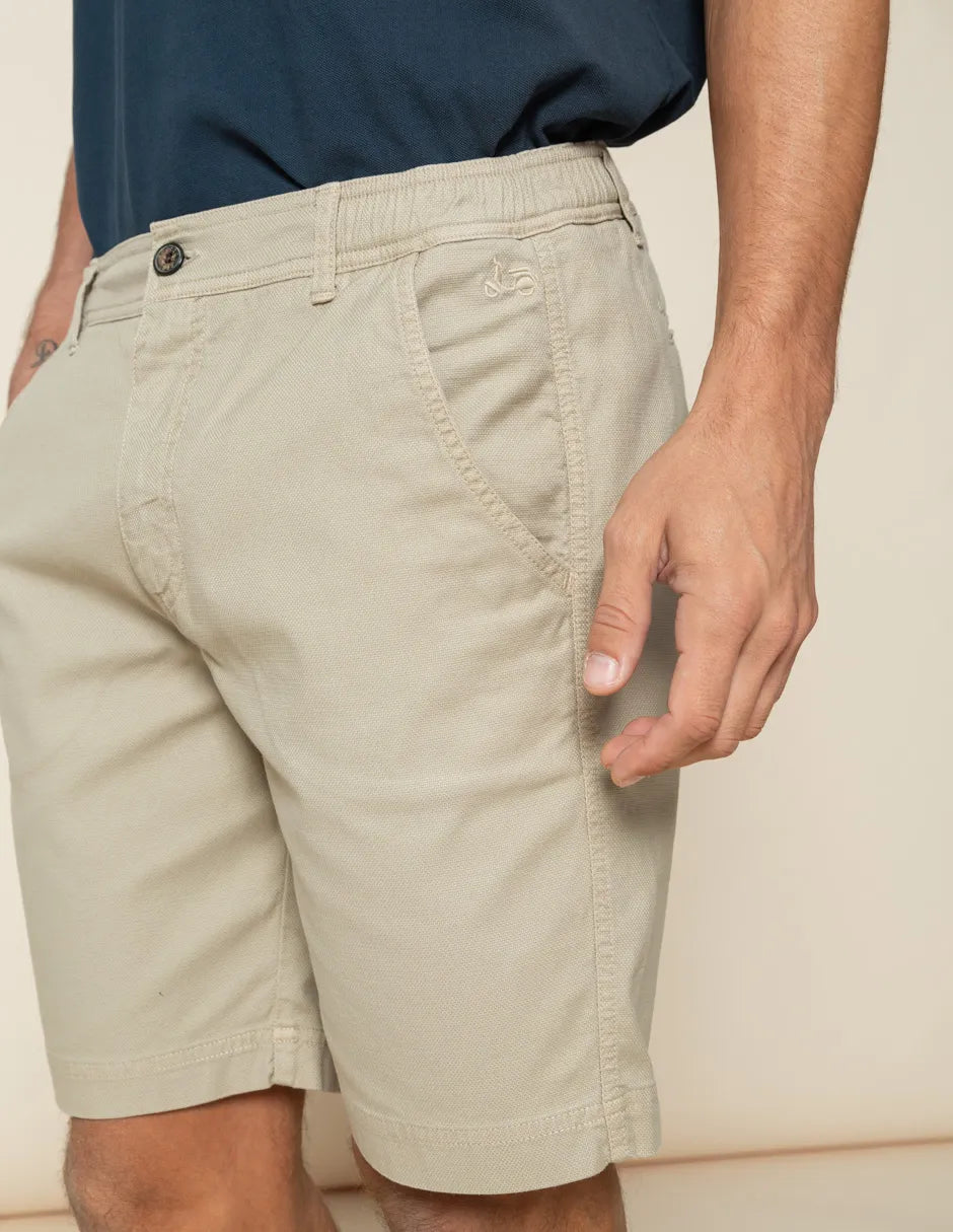 Bermuda azul para hombre