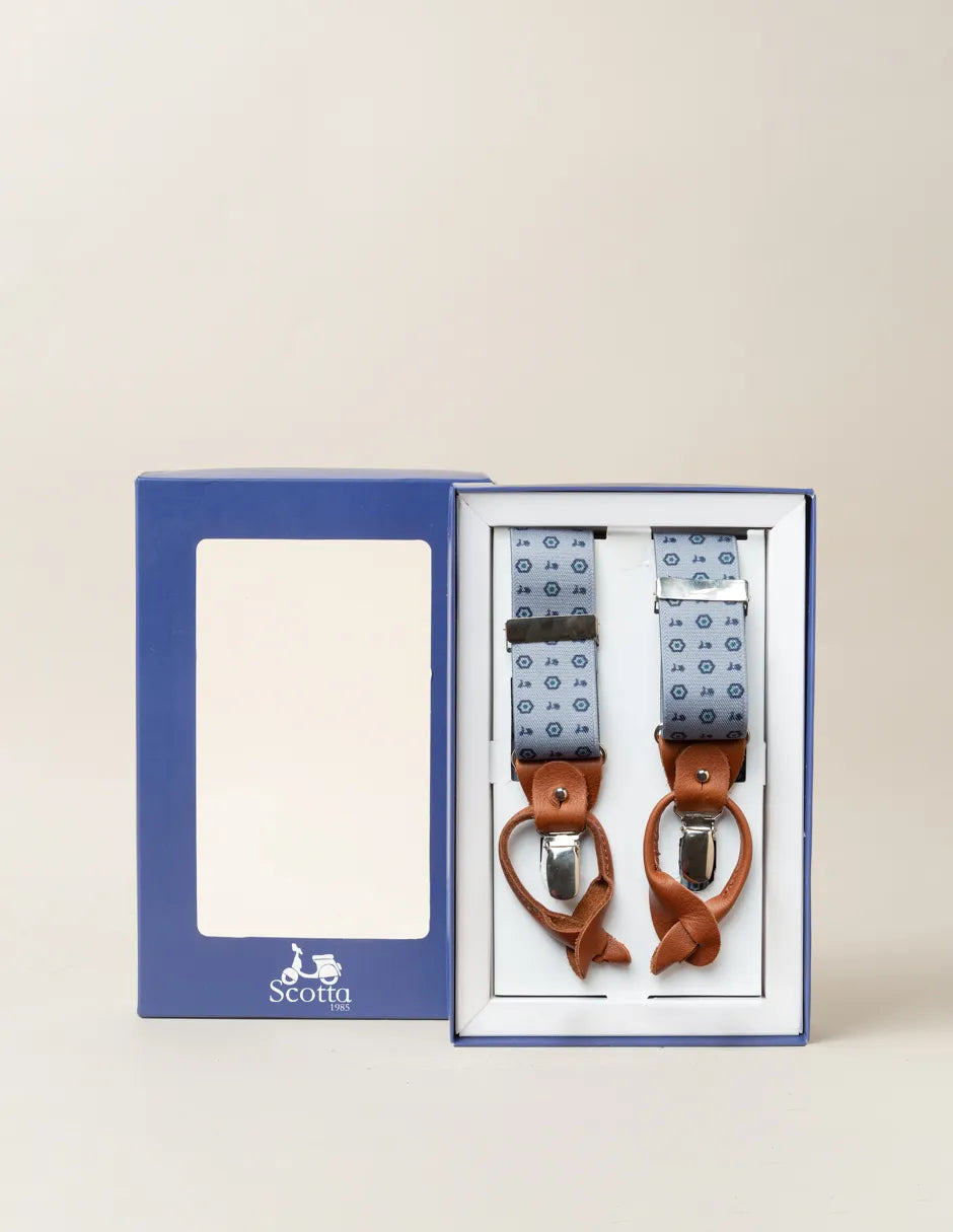 Tirantes de motos y flores