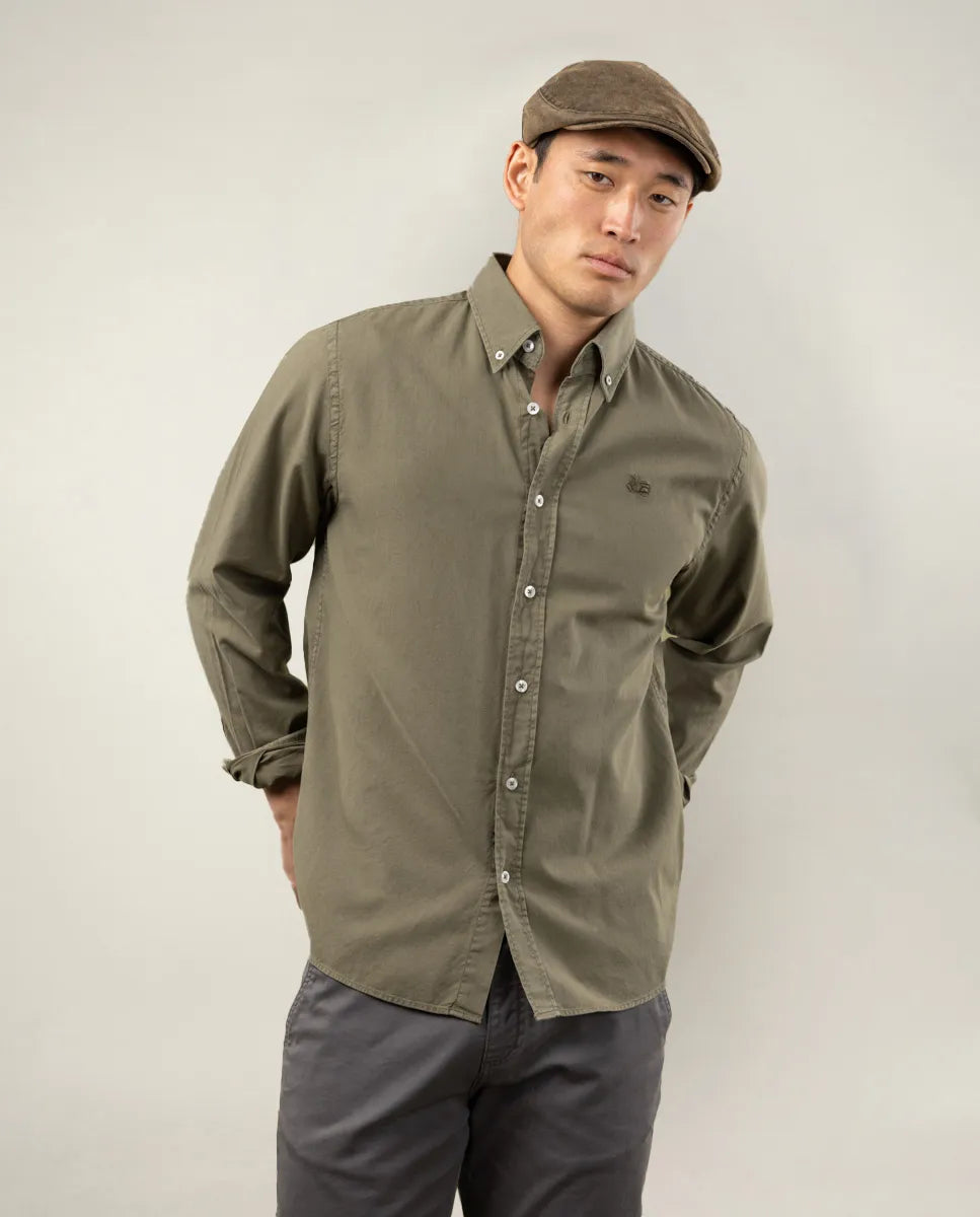 Camisa sarga khaki Scotta 1985 Scotta1985