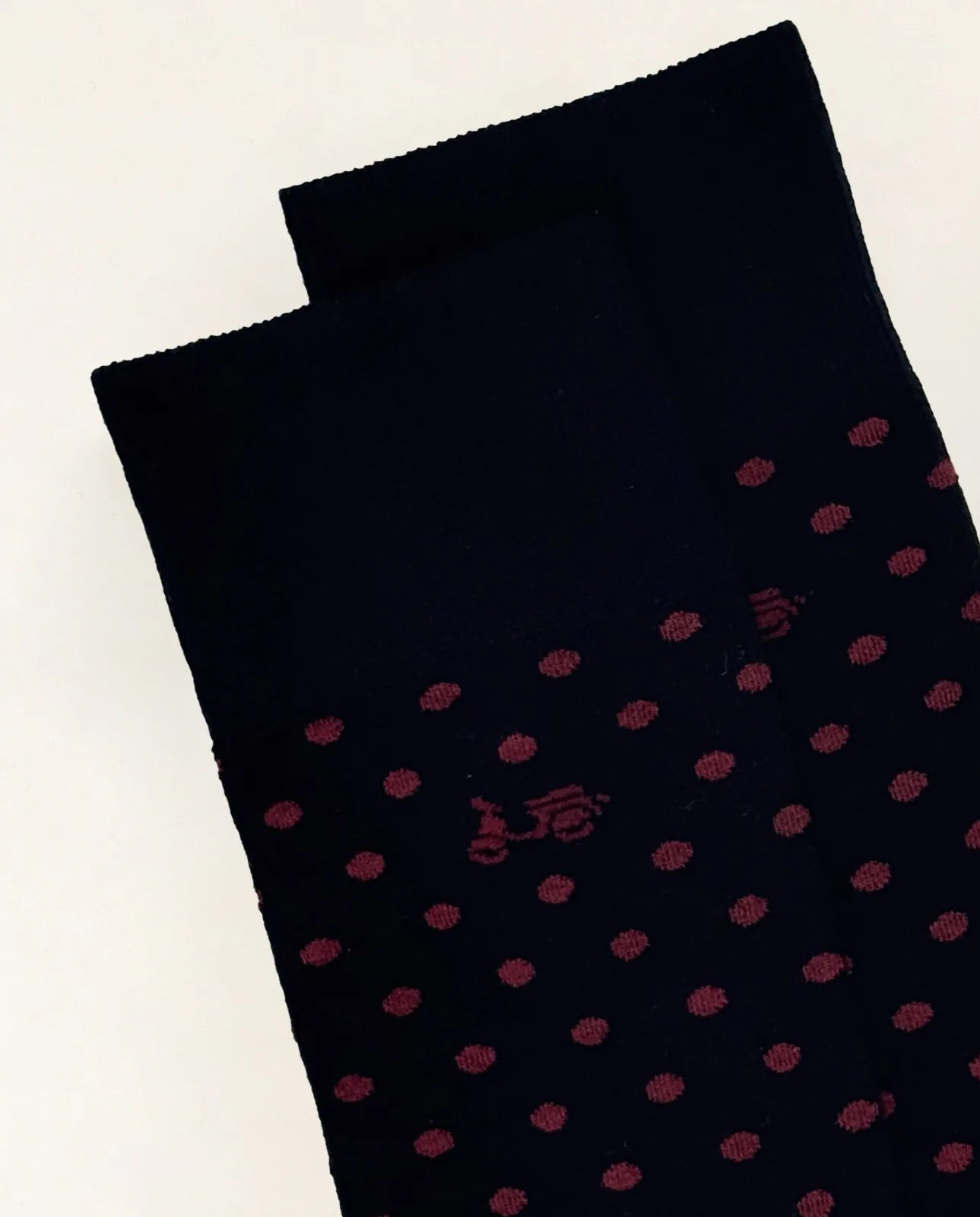 Calcetines de puntitos marino