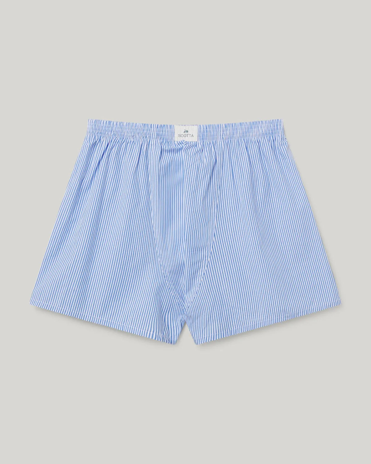 Calzoncillos raya orgánico celeste