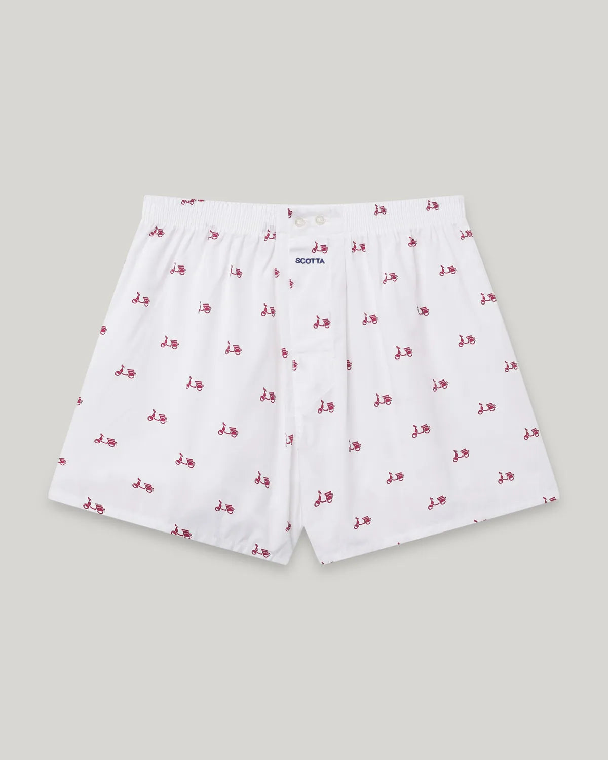 Boxer logo orgânico bordô