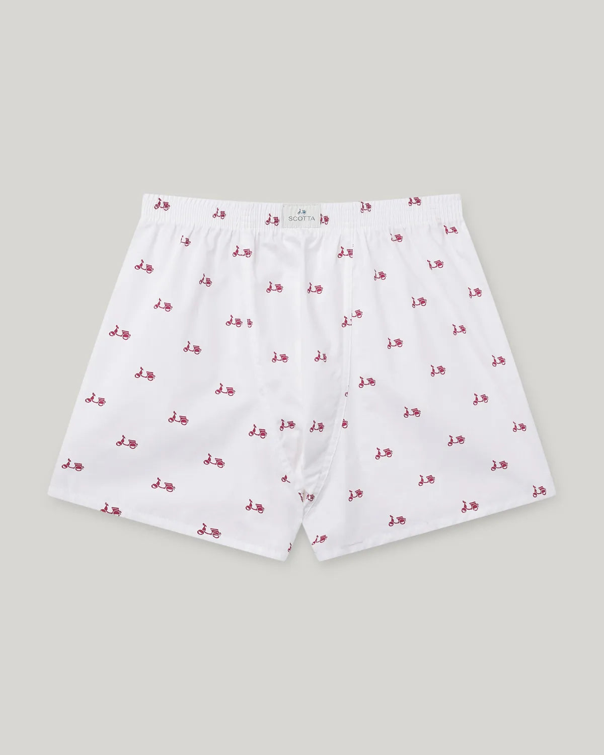 Boxer logo orgânico bordô