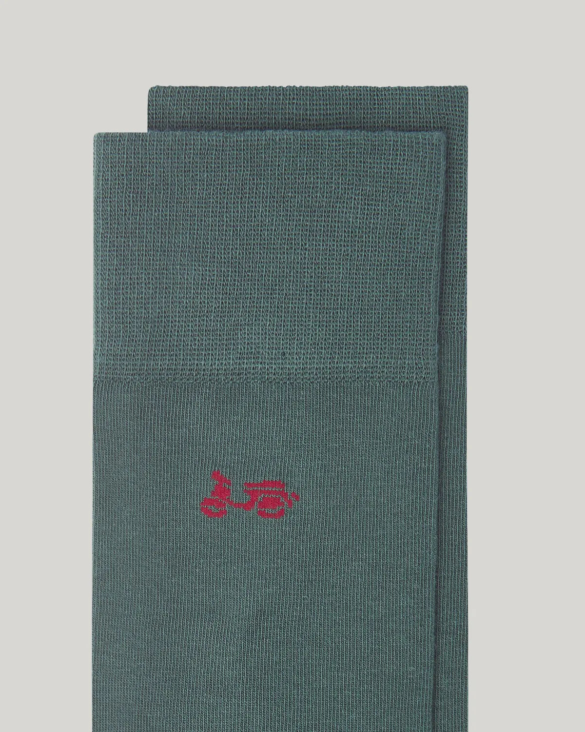Calcetines cortos lisos orgánico verde