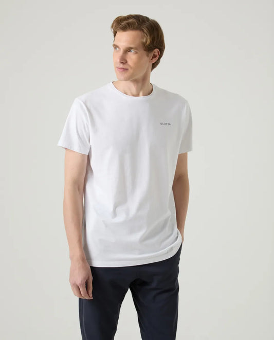 Camiseta Logo Espalda Blanco