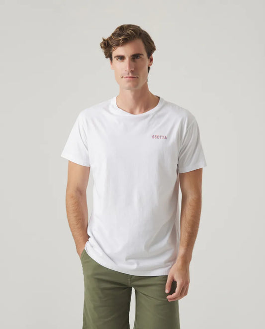 Camiseta Ikat Moto Blanco | SCOTTA