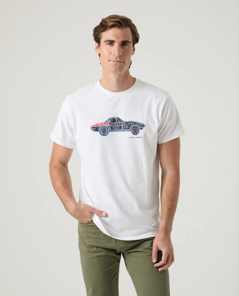 Camiseta Car Blanco
