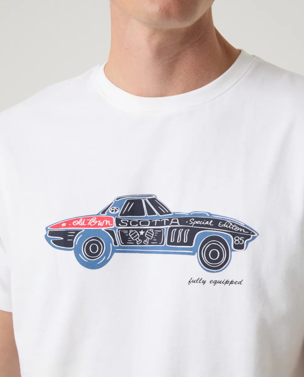 Camiseta Car Blanco