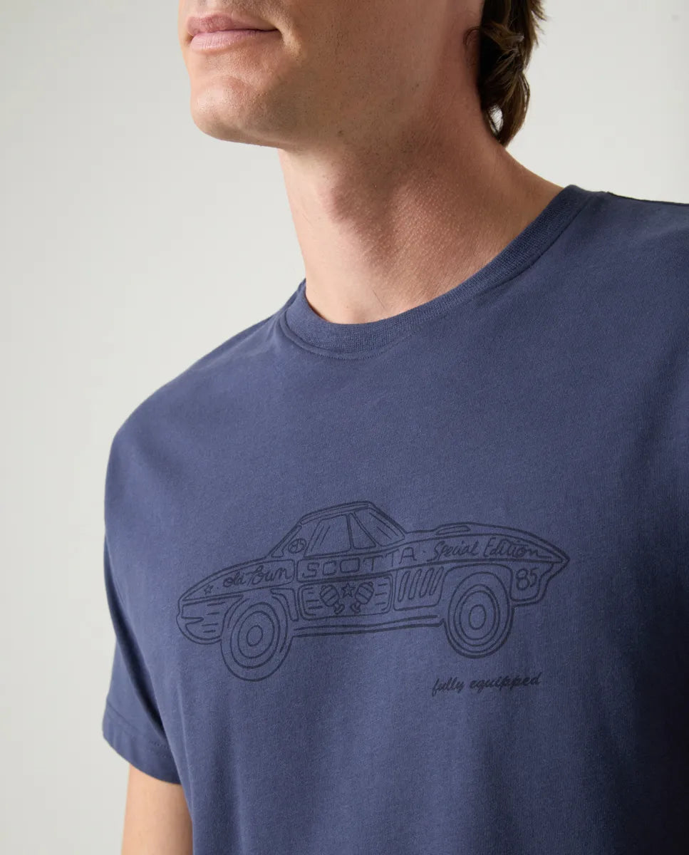 Camiseta Car Marino