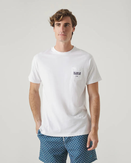Camiseta Animal Pocket Blanco | SCOTTA