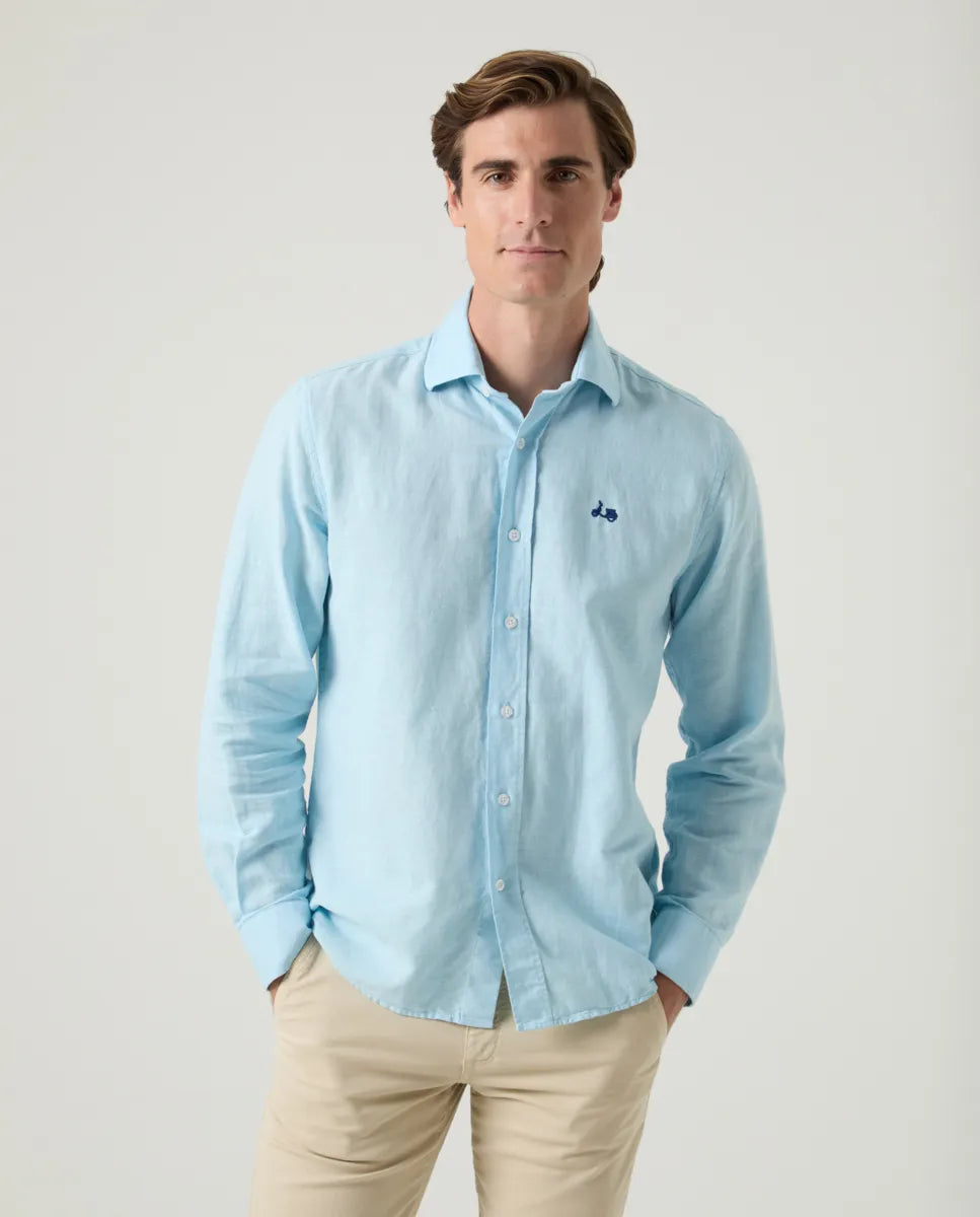 Camisa Lissome Li-Co Celeste | SCOTTA
