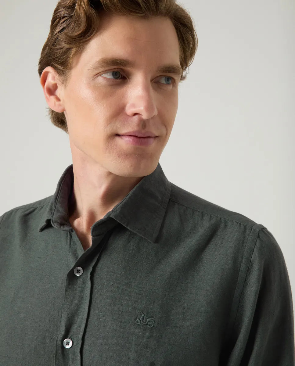 Camisa Lissome Li-Co Verde Botella | SCOTTA