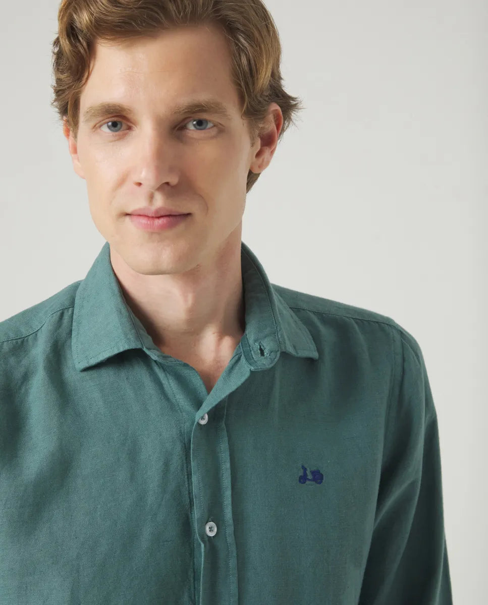 Camisa Lissome Li-Co Océano | SCOTTA