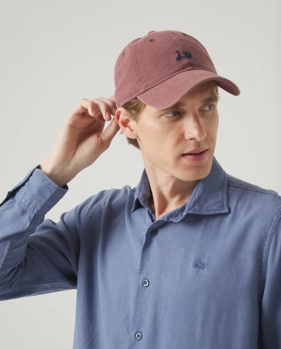 Camisa Forest Tencel Linen Azul Denim