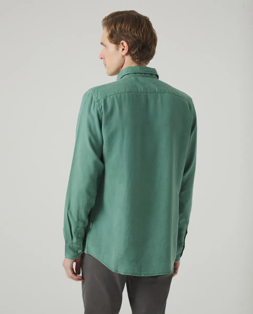 Camisa Forest Tencel Linen Océano