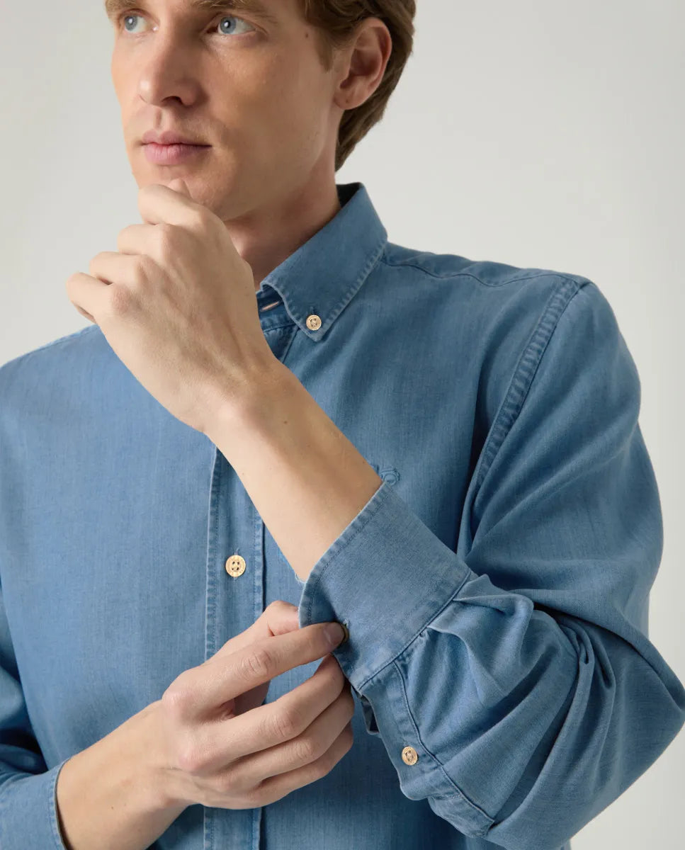 Camisa vaquera hombre