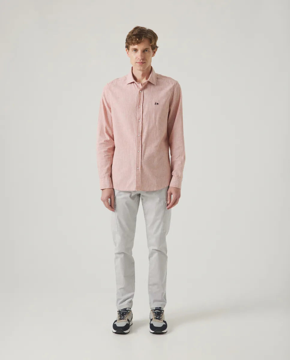 Camisa Raya Vertical Li-Co Teja | SCOTTA
