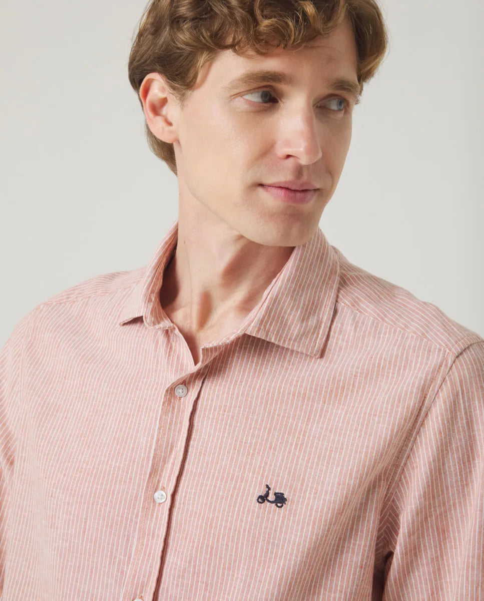Camisa Raya Vertical Li-Co Teja | SCOTTA