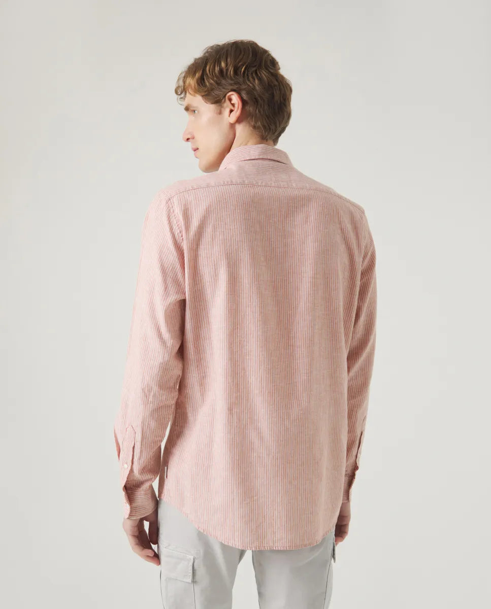 Camisa Raya Vertical Li-Co Teja | SCOTTA