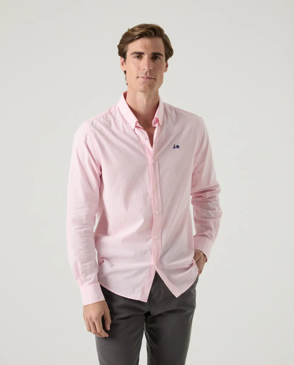 Camisa Vichy Rosa