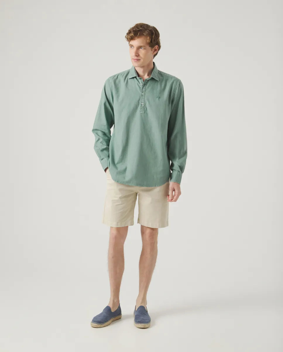 Camisa Polera Lissome Li-Co Océano | SCOTTA