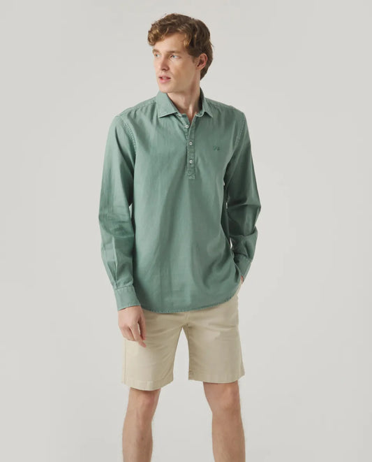 Camisa Polera Lissome Li-Co Océano | SCOTTA