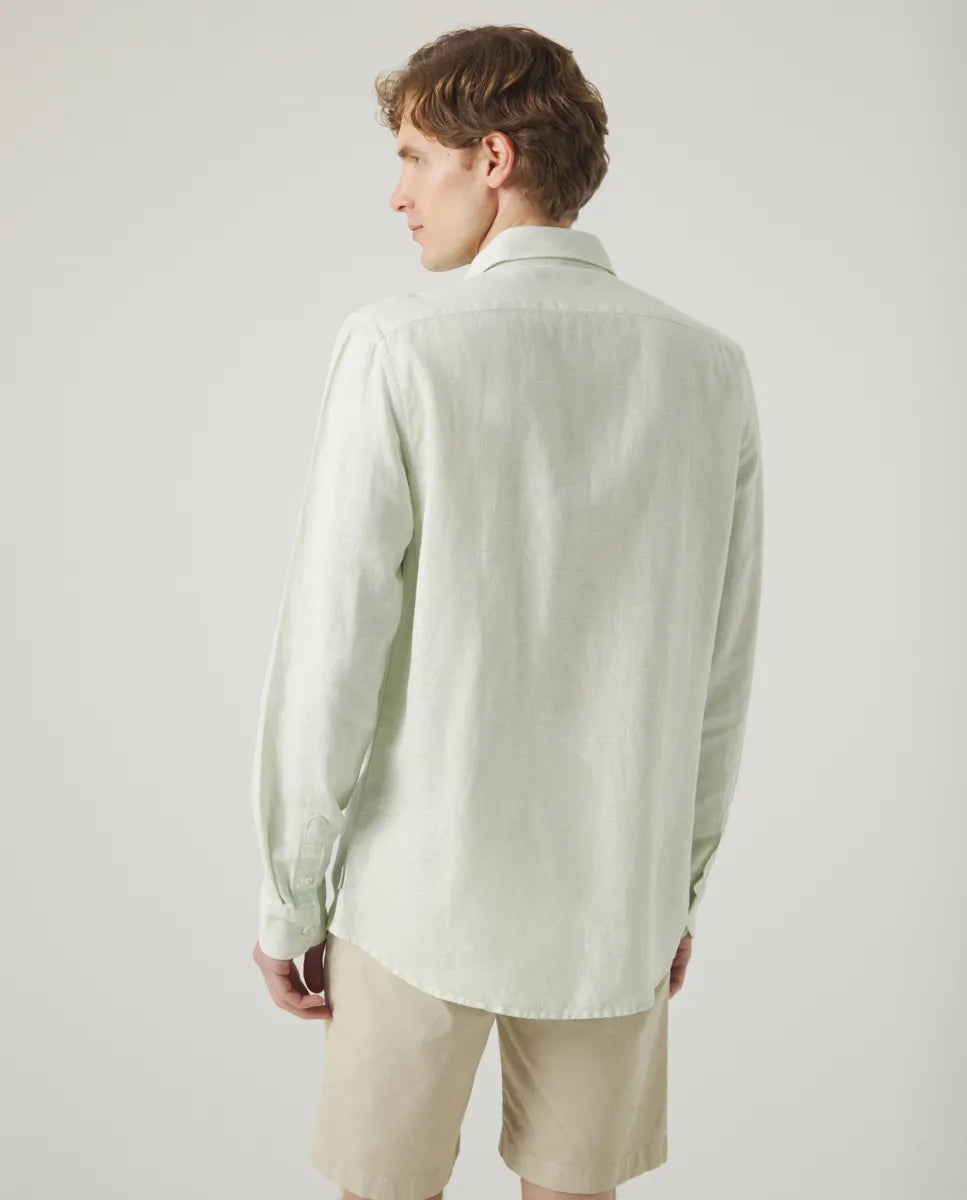 Camisa Li-Co Pocket Verde Grisáceo