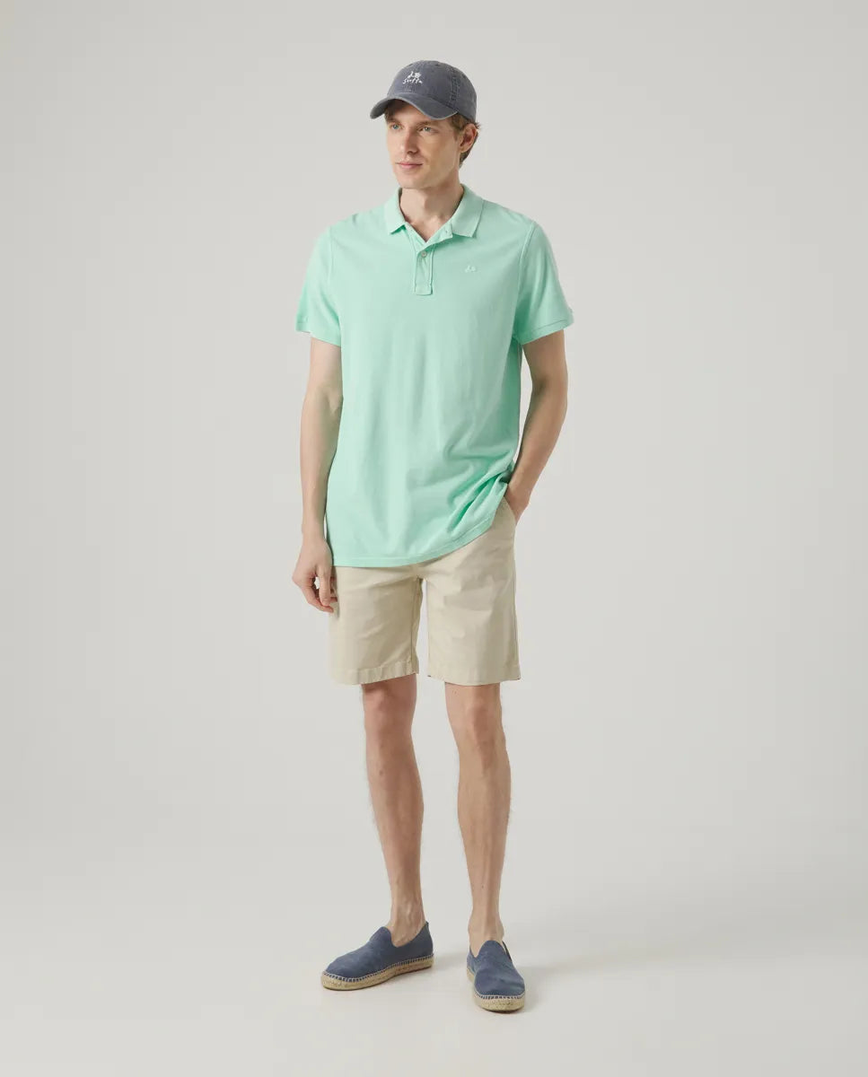 Polo Garment Verde Agua | SCOTTA