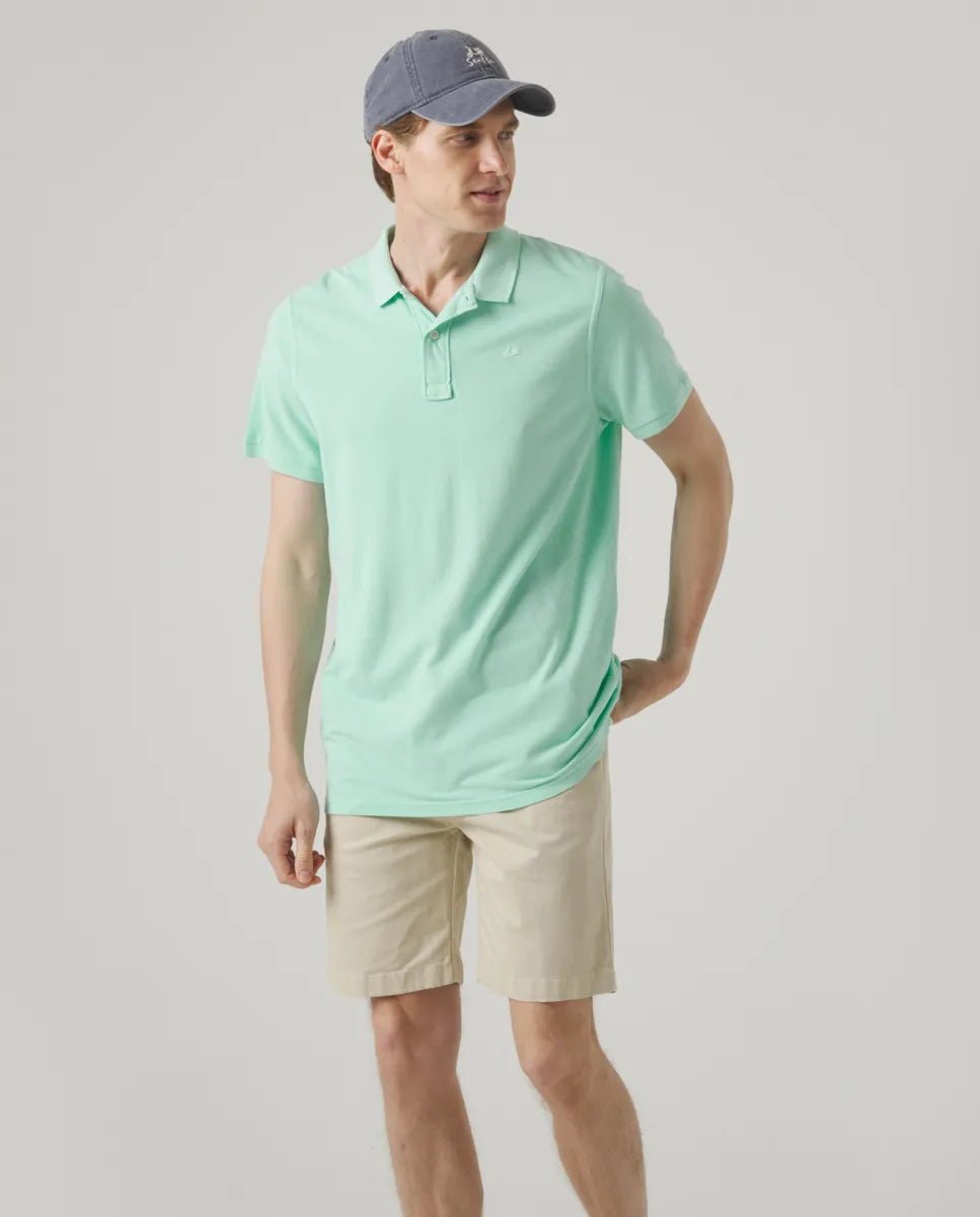 Polo Garment Verde Agua | SCOTTA