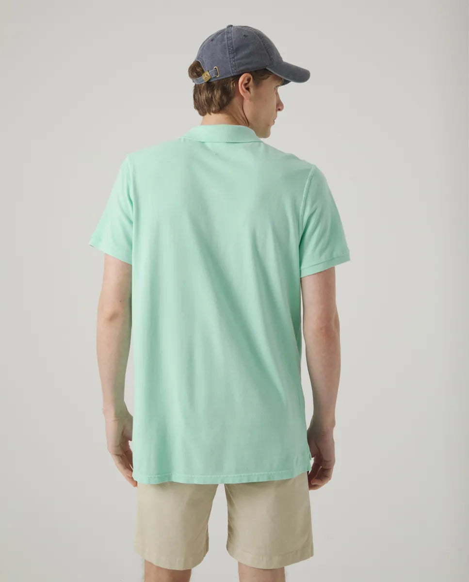 Polo Garment Verde Agua | SCOTTA