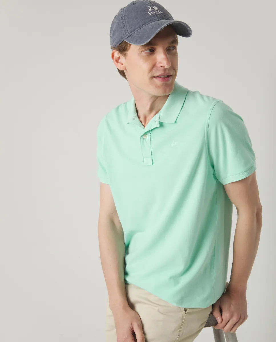 Polo Garment Verde Agua | SCOTTA