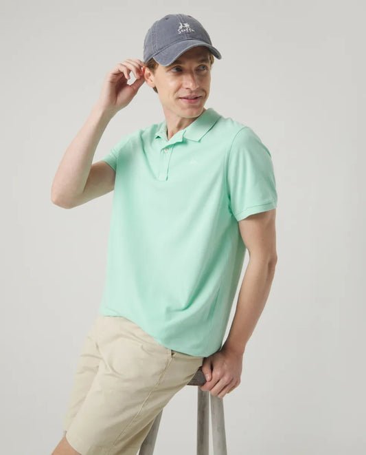 Polo Garment Verde Agua | SCOTTA