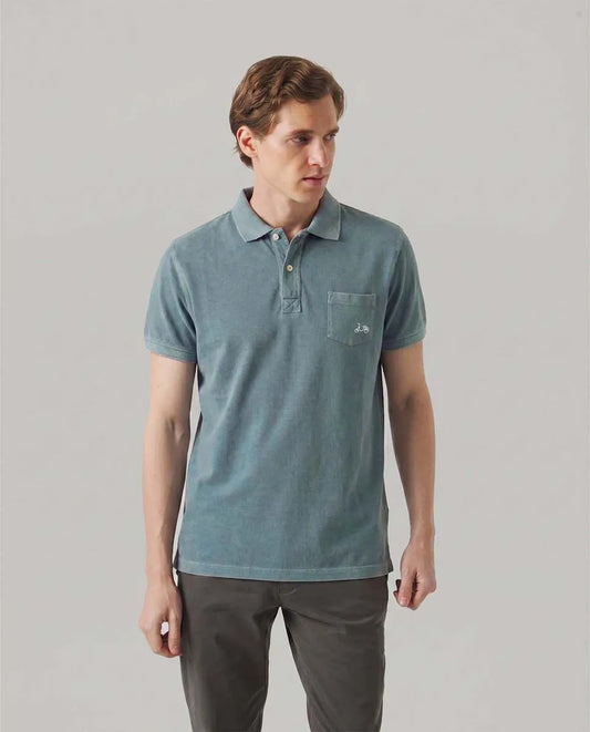 Polo garment pocket océano | SCOTTA