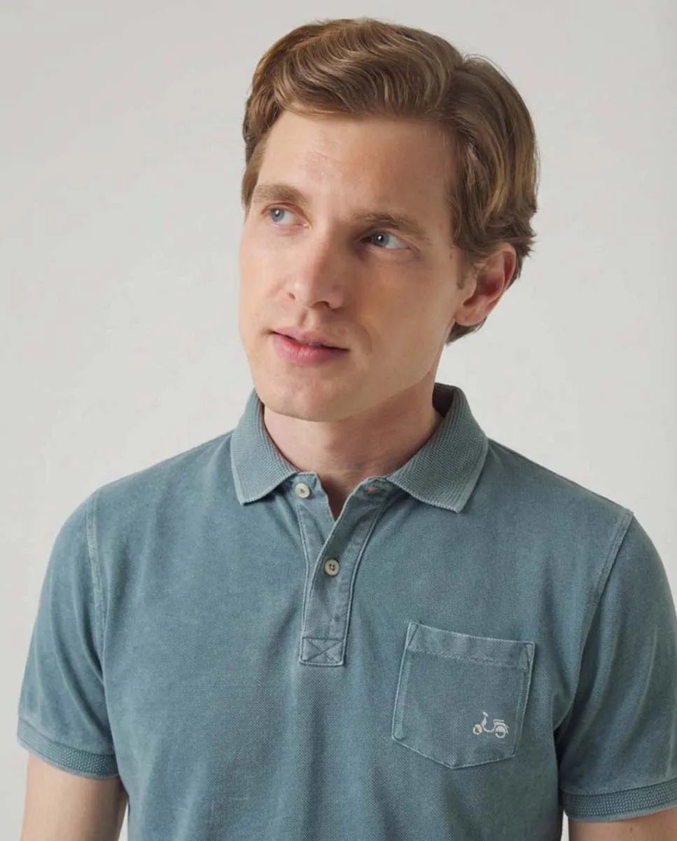 Polo garment pocket océano | SCOTTA