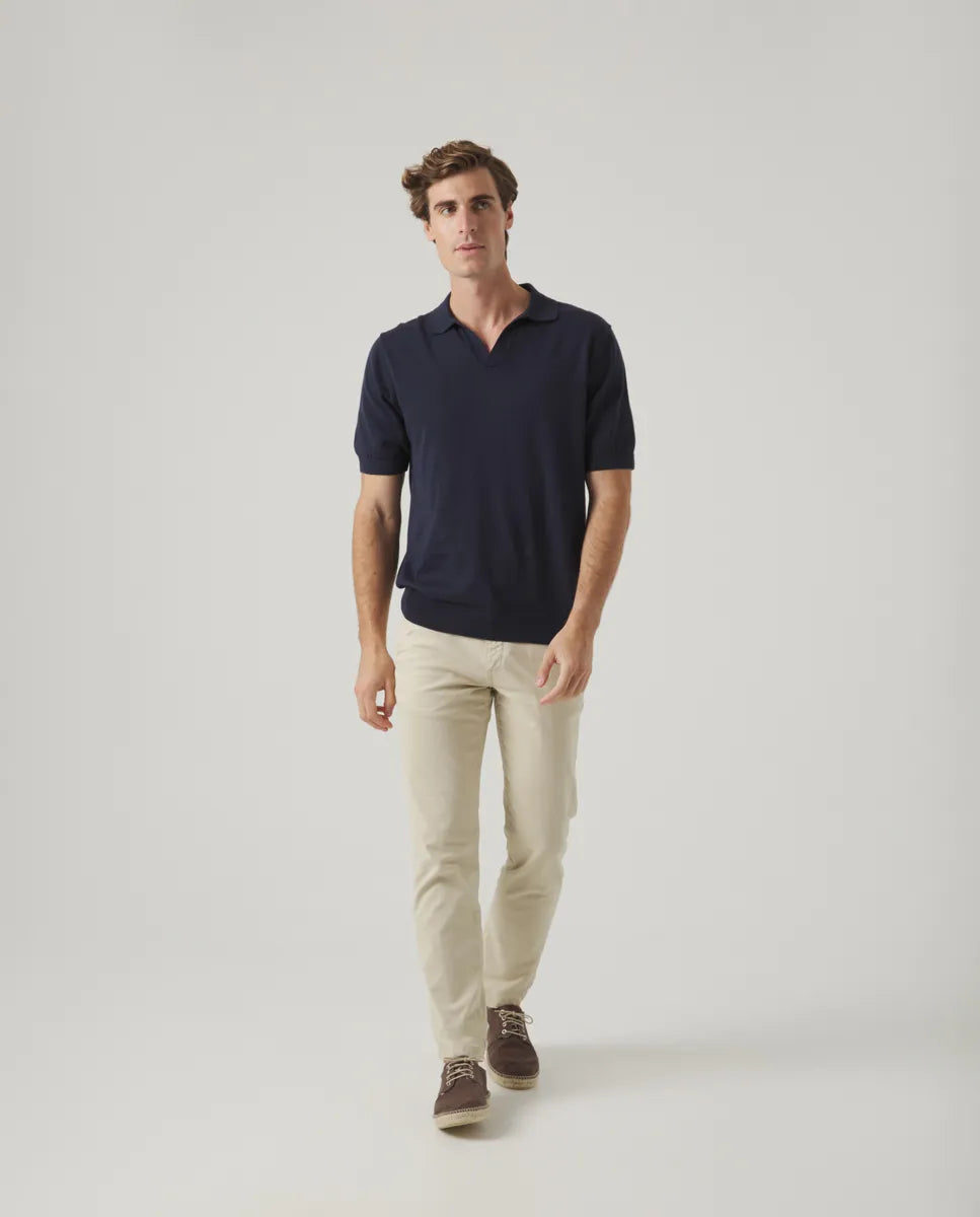 Polo Tricot Marino