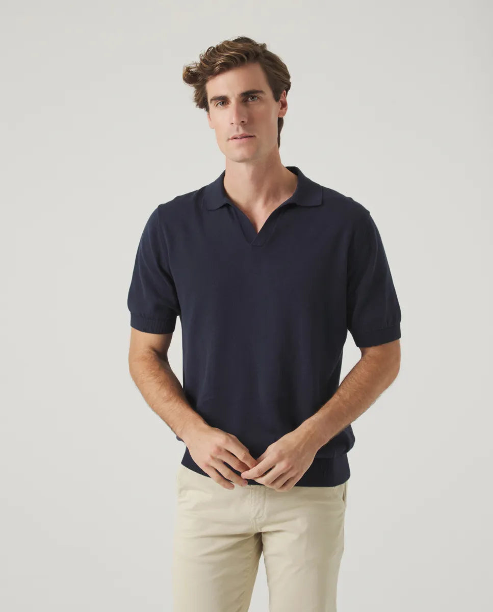 Polo Tricot Marino