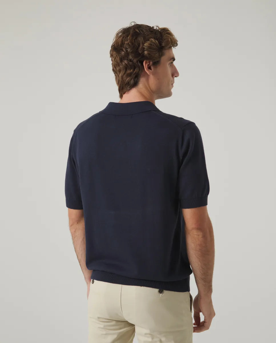 Polo Tricot Marino