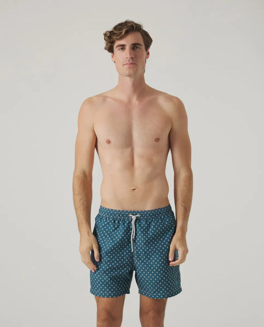 Bañador Flowers Classic Marino