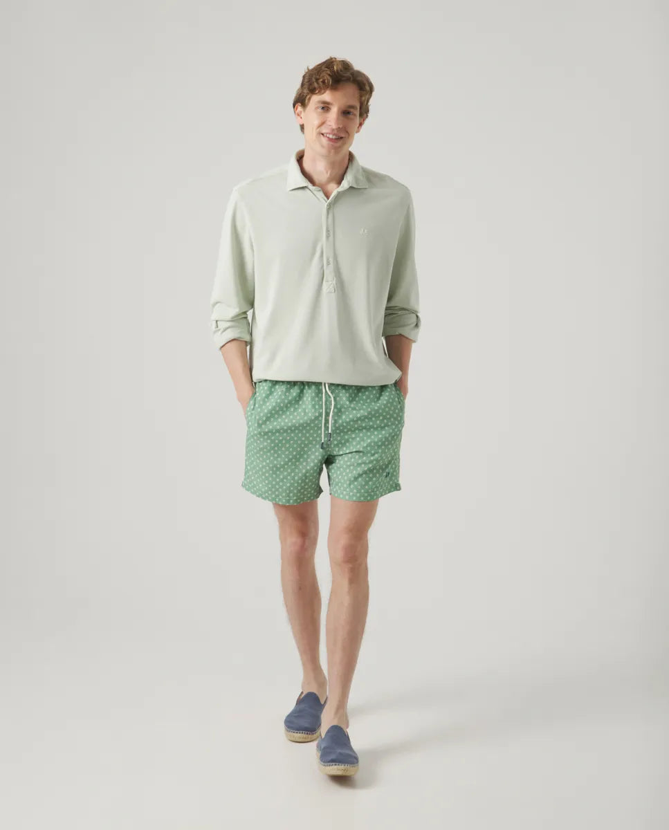 Bañador Flowers Classic Khaki