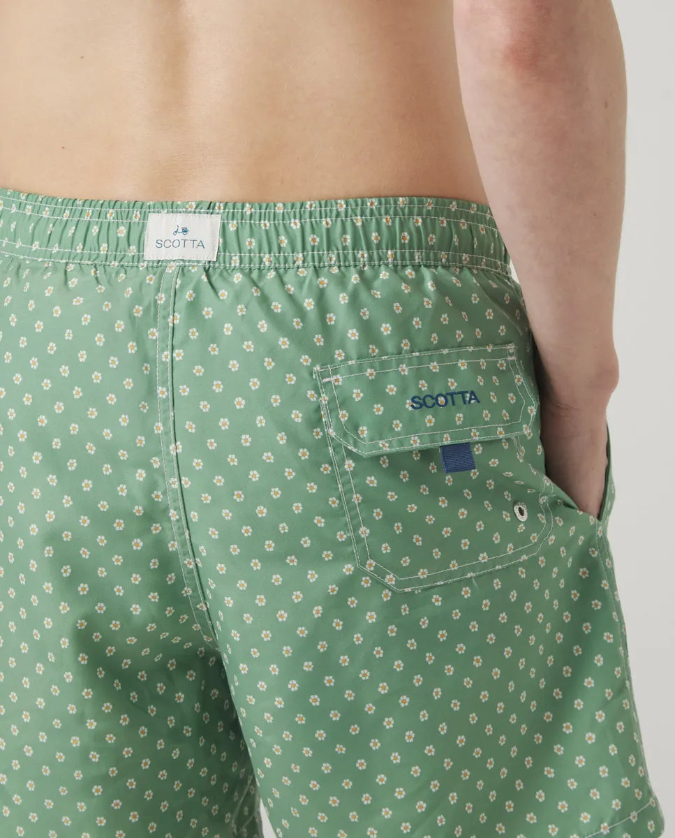 Bañador Flowers Classic Khaki