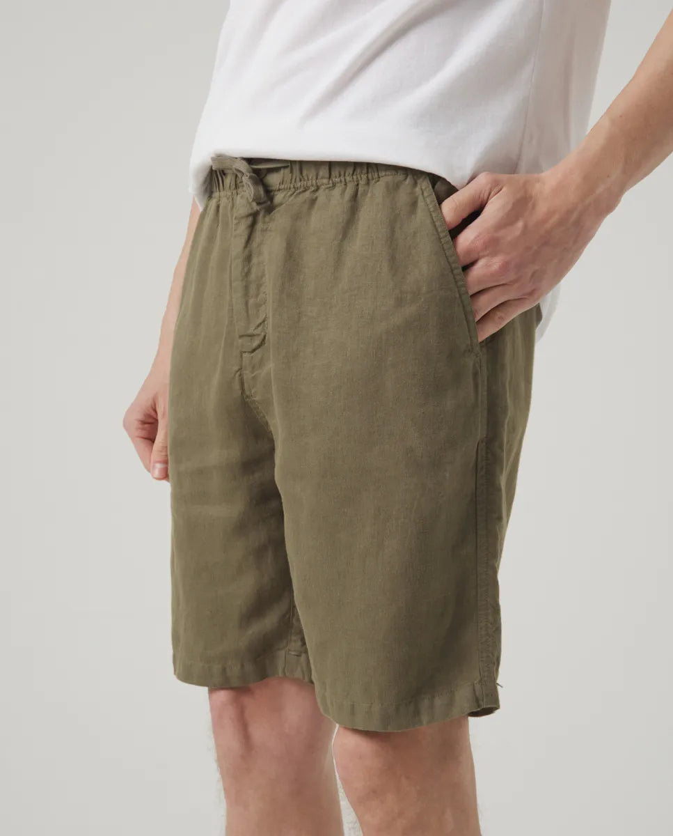 Bermuda Linen Khaki | SCOTTA