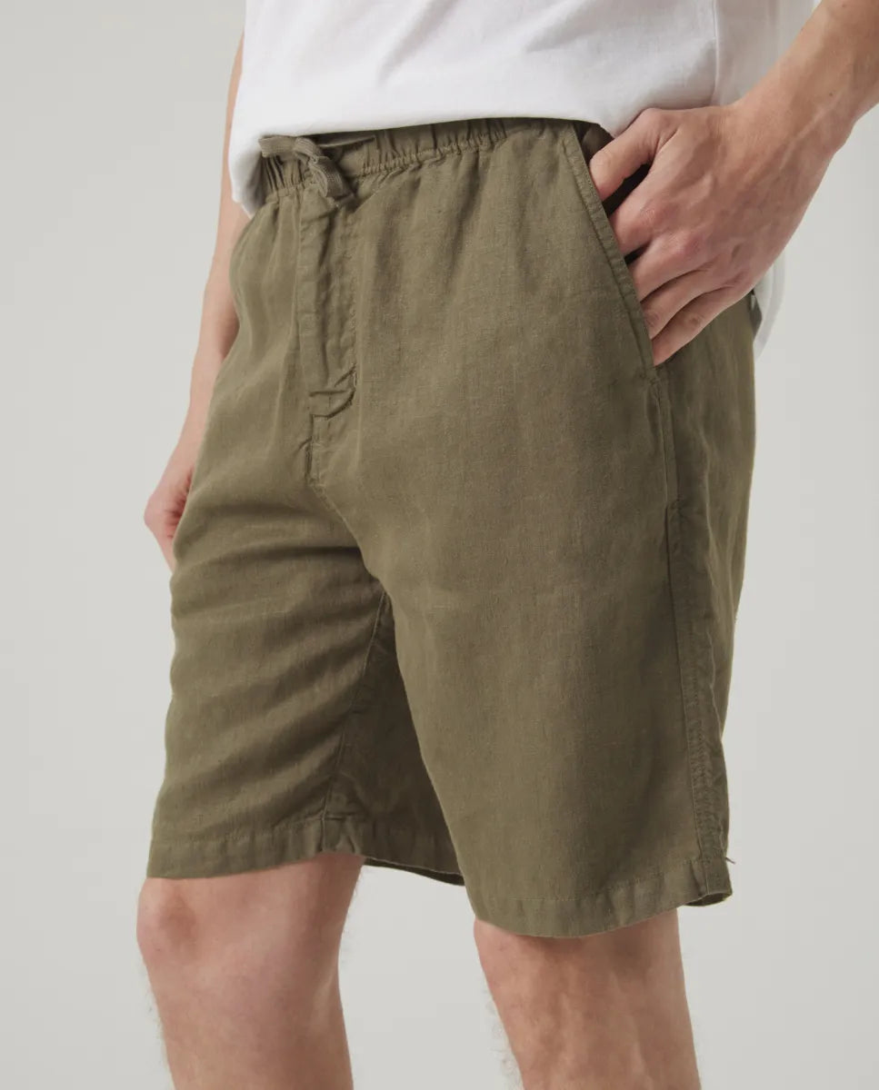Bermuda Linen Khaki | SCOTTA
