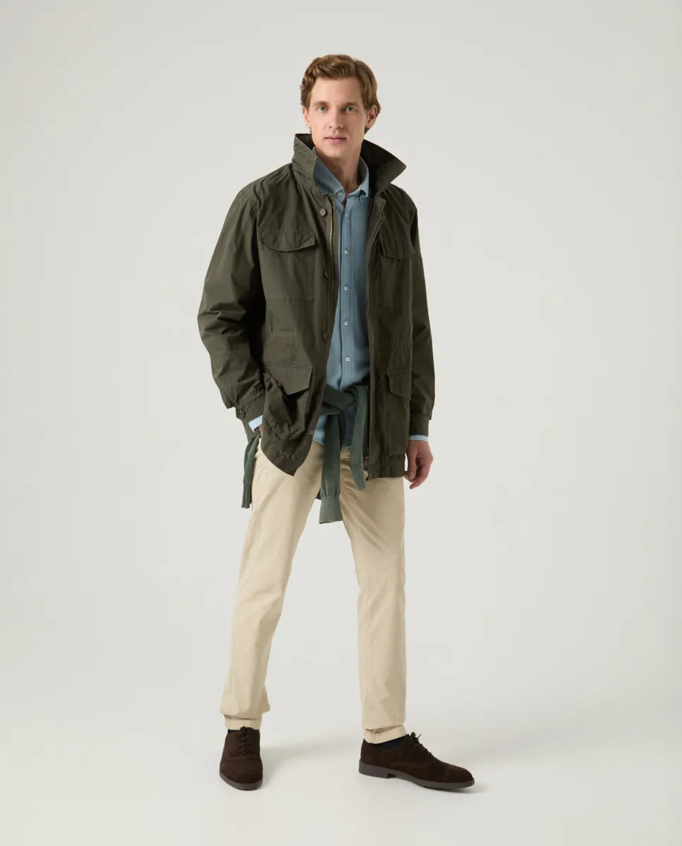 Chaqueta Sahariana Ligera Khaki