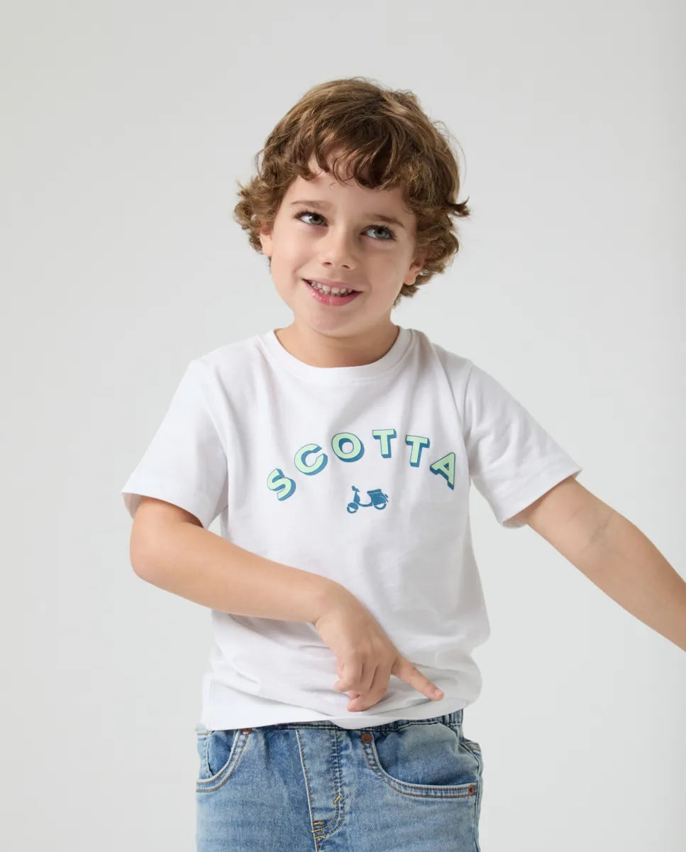 Camiseta Niño Scotta Blanco | SCOTTA