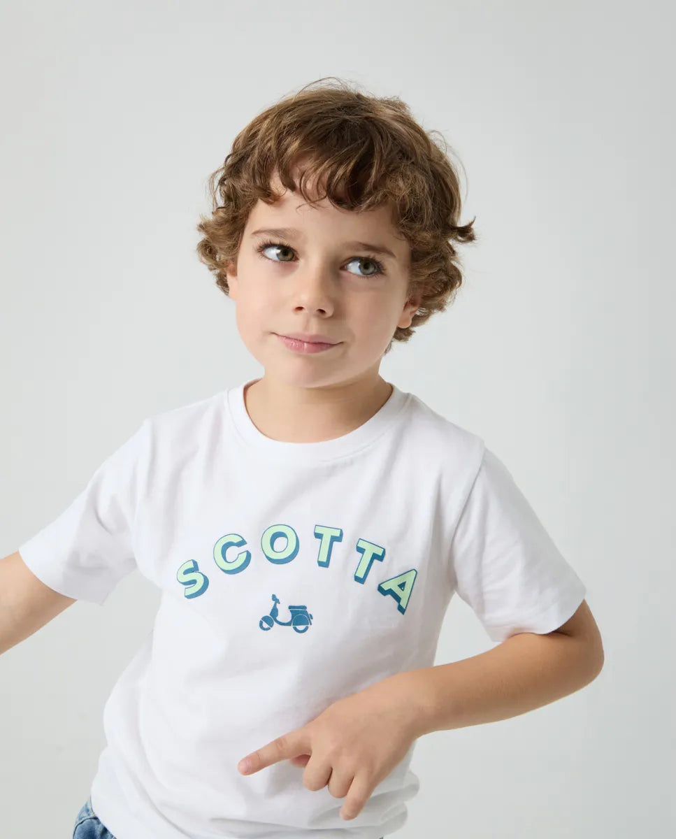 Camiseta Niño Scotta Blanco | SCOTTA