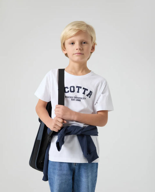 Camiseta Niño Scotta University Blanco | SCOTTA