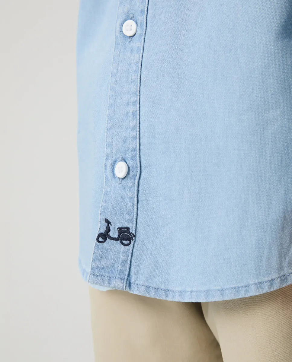 Camisa Niño Pockets Denim