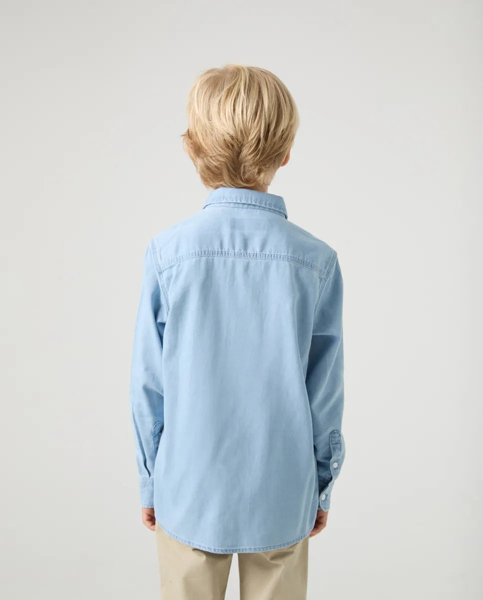 Camisa Niño Pockets Denim