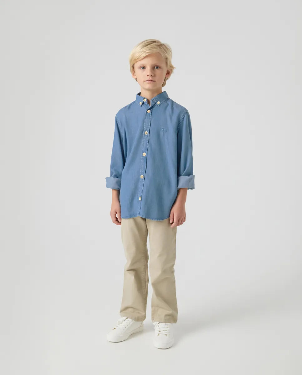 Camisa niño vaquera