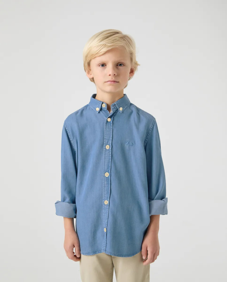 Camisa niño vaquera